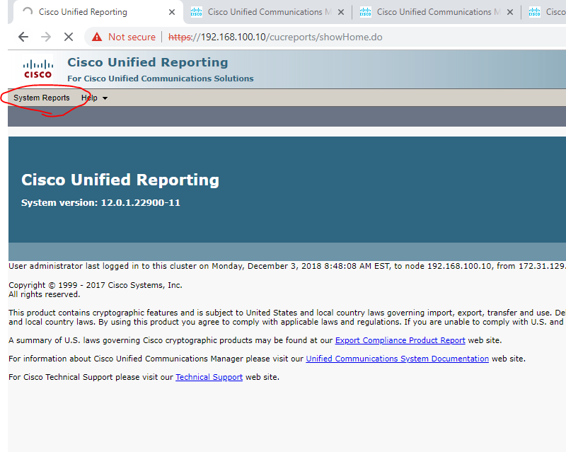 cisco unified reporting (phone call report) Cisco Unified Reporting (Phone Call Report) Cisco Reporting 2